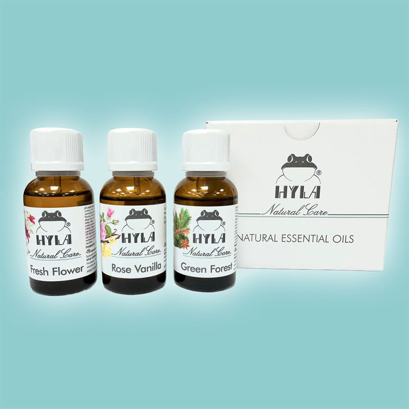 Coffret 3 Huiles Essentielles FreshFlower RoseVanilla GreenForest
