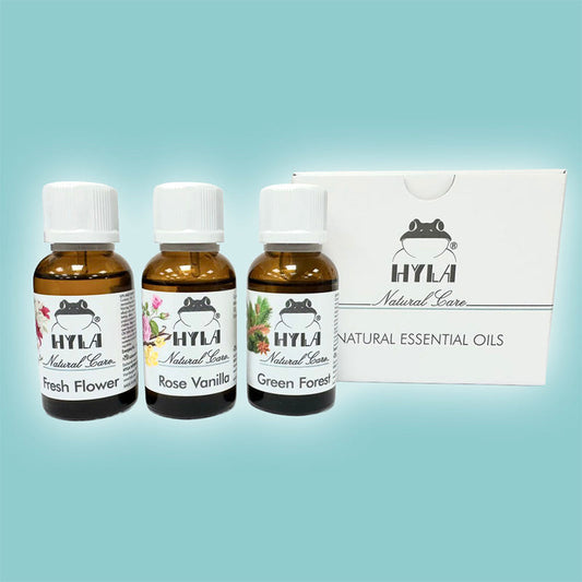 Coffret 3 Huiles Essentielles FreshFlower RoseVanilla GreenForest